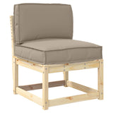 Set di Cuscini per Pallet 2 pcs Talpa Tessuto Oxford