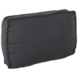 Set di Cuscini per Pallet 3 pcs Nero Tessuto Oxford