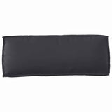 Set di Cuscini per Pallet 3 pcs Nero Tessuto Oxford