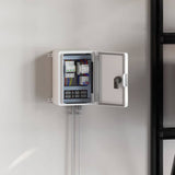 Armadietto di Controllo Grigio 18 x 13 x 24 cm Plastica ABS