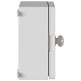 Armadietto di Controllo Grigio 18 x 13 x 24 cm Plastica ABS