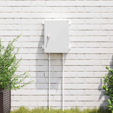 Armadietto di Controllo Grigio 25 x 15 x 35 cm Plastica ABS