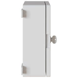 Armadietto di Controllo Grigio 25 x 15 x 35 cm Plastica ABS