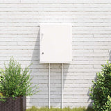 Armadietto di Controllo Grigio 50 x 23 x 60 cm Plastica ABS