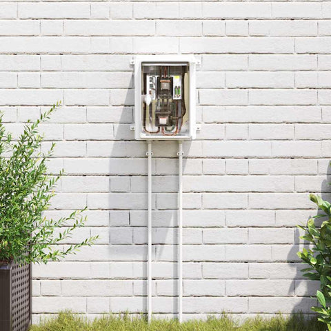 Armadietto di Controllo Grigio 21 x 13 x 28 cm Plastica ABS