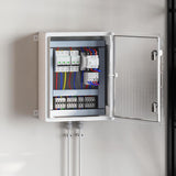 Armadietto di Controllo Grigio 40 x 17.5 x 50 cm Plastica ABS