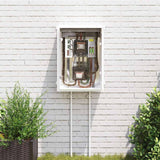 Armadietto di Controllo Grigio 50 x 24.5 x 70 cm Plastica ABS