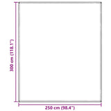 Tappeto da Tenda Blu e Grigio 300 x 250 cm Polietilene