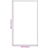 Tappeto da Tenda Blu e Grigio 450 x 250 cm Polietilene