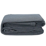 Tappeto da Tenda Grigio blu 300 x 400 cm Polietilene