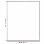 Tappeto da Tenda Grigio blu 300 x 400 cm Polietilene