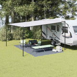 Tappeto da Tenda Blu e Grigio 500  300 cm Polietilene