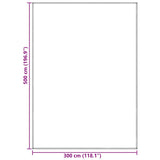 Tappeto da Tenda Blu e Grigio 500  300 cm Polietilene