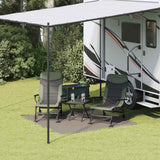 Tappeto da Tenda Grigio chiaro 200 x 200 cm Polietilene