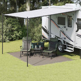 Tappeto da Tenda Grigio chiaro 350 x 250 cm Polietilene