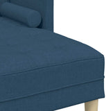 Set di divani con cuscino Blu Poliestere