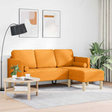 Set di divani con cuscino Giallo Scuro Poliestere