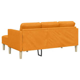 Set di divani con cuscino Giallo Scuro Poliestere