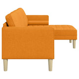 Set di divani con cuscino Giallo Scuro Poliestere