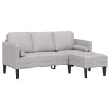 Set di divani con cuscino Grigio Nuvola Poliestere