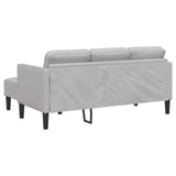 Set di divani con cuscino Grigio Nuvola Poliestere