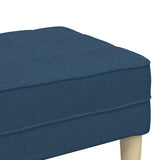 panchina Blu 113 x 57 x 39 cm Tessuto