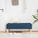 panchina Blu 113 x 57 x 39 cm Tessuto