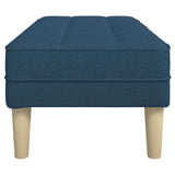 panchina Blu 113 x 57 x 39 cm Tessuto
