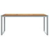 Tavolo da Giardino Grigio 180 x 90 x 75 cm