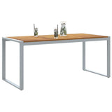 Tavolo da Giardino Grigio 180 x 90 x 75 cm