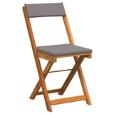 Set bistrot 3 pcs Olio Naturale Legno di Acacia Massello