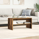 Mobile Porta TV Legno Antico 80x40x40 cm in Legno truciolato