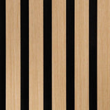 Pannelli Acustici da Parete 8 pz Doghe Rovere Impiallacciato