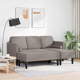 Set di divani con cuscino 2 pcs Talpa Poliestere