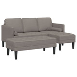 Set di divani con cuscino 2 pcs Talpa Poliestere