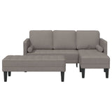 Set di divani con cuscino 2 pcs Talpa Poliestere