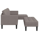 Set di divani con cuscino 2 pcs Talpa Poliestere