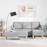 Set di divani 2 pcs Grigio Nuvola 173 x 131 x 67 cm Poliestere