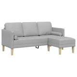 Set di divani 2 pcs Grigio Nuvola 173 x 131 x 67 cm Poliestere