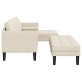 Set di divani con cuscino 2 pcs Tela Poliestere