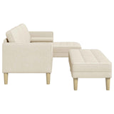 Set di divani con cuscino 2 pcs Tela Poliestere