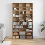 Mobile porta CD rovere artigianale 101 x 23 x 177.5 cm