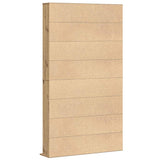 Mobile porta CD rovere artigianale 101 x 23 x 177.5 cm