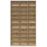 Mobile porta CD rovere artigianale 101 x 23 x 177.5 cm