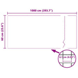 Zanzariera a rete Bianco 60 x 1000 cm Fibra di vetro