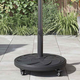 Base per ombrellone Art déco Nero  45 x 39,5 cm Ferro