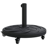 Base per ombrellone Art déco Nero  45 x 39,5 cm Ferro