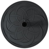 Base per ombrellone Art déco Nero  45 x 39,5 cm Ferro