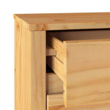 Tavolino da salotto con cassetto Drammen Rovere 45 x 35 x 56 cm