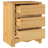 Tavolino da salotto con cassetto Drammen Rovere 45 x 35 x 56 cm